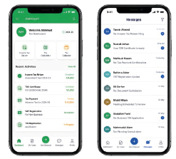TaxBridge App Screen Mockups